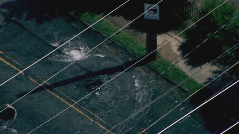 Water main break in northwest Atlanta