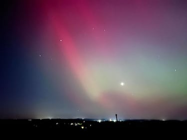 Northern Lights appear in north Georgia