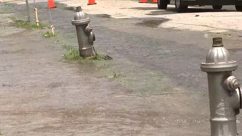 Water main break in northwest Atlanta