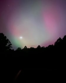 Northern Lights appear in north Georgia