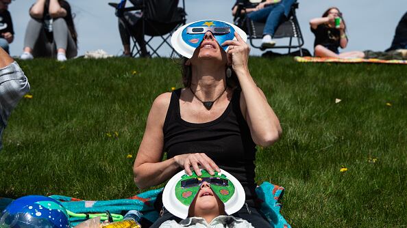 The glare of the sun, even during an eclipse, can damage the macula. The macula is part of the retina that sits at the back of the eye. It is about 5mm across, and is responsible for central vision, most of our color vision and the fine detail of what we see, according to the Macular Society.