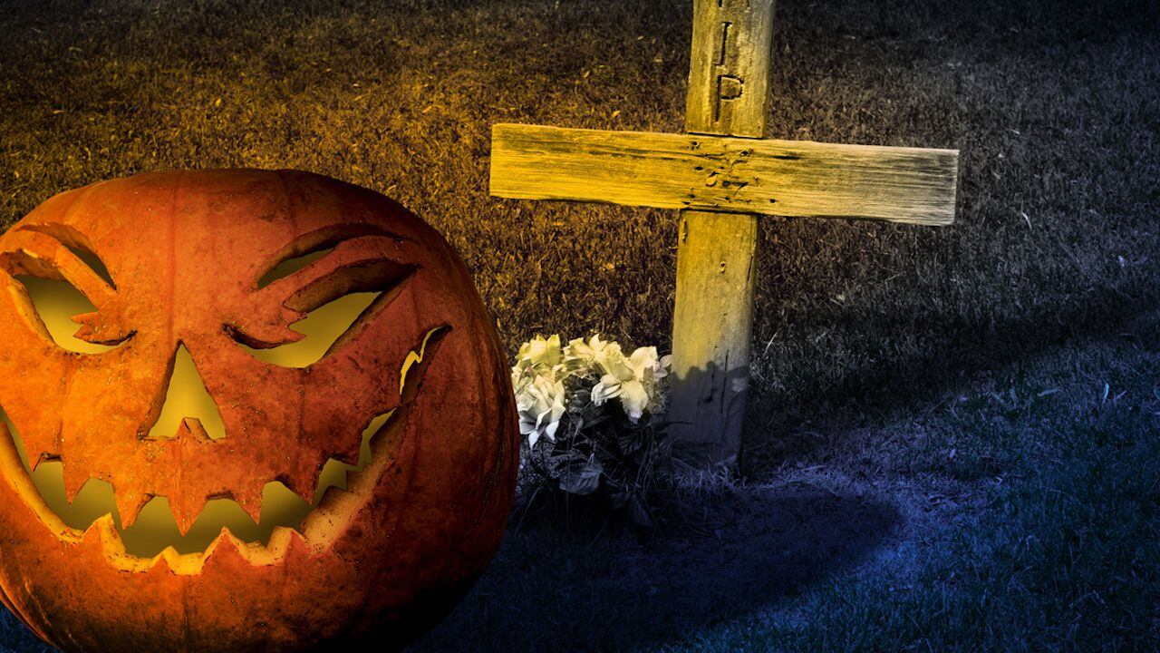 Some of Kenneth Cain's neighbors called the display "creepy."