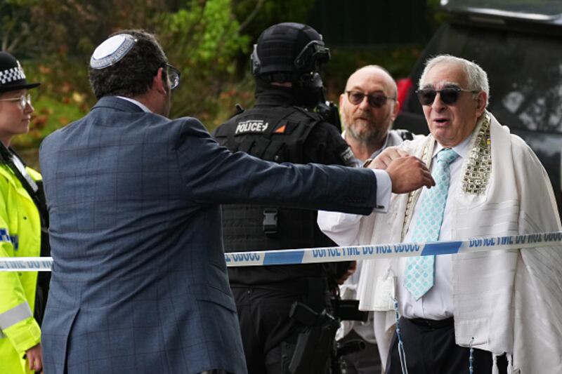 Stabbing at Manchester synagogue