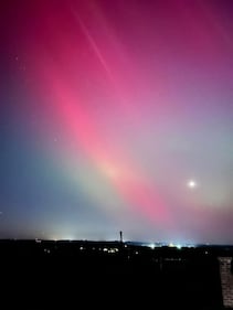 Northern Lights appear in north Georgia