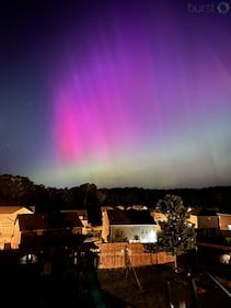 Northern lights appear over north Georgia