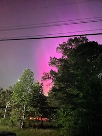 Northern Lights appear in north Georgia