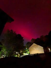 Northern Lights appear in north Georgia