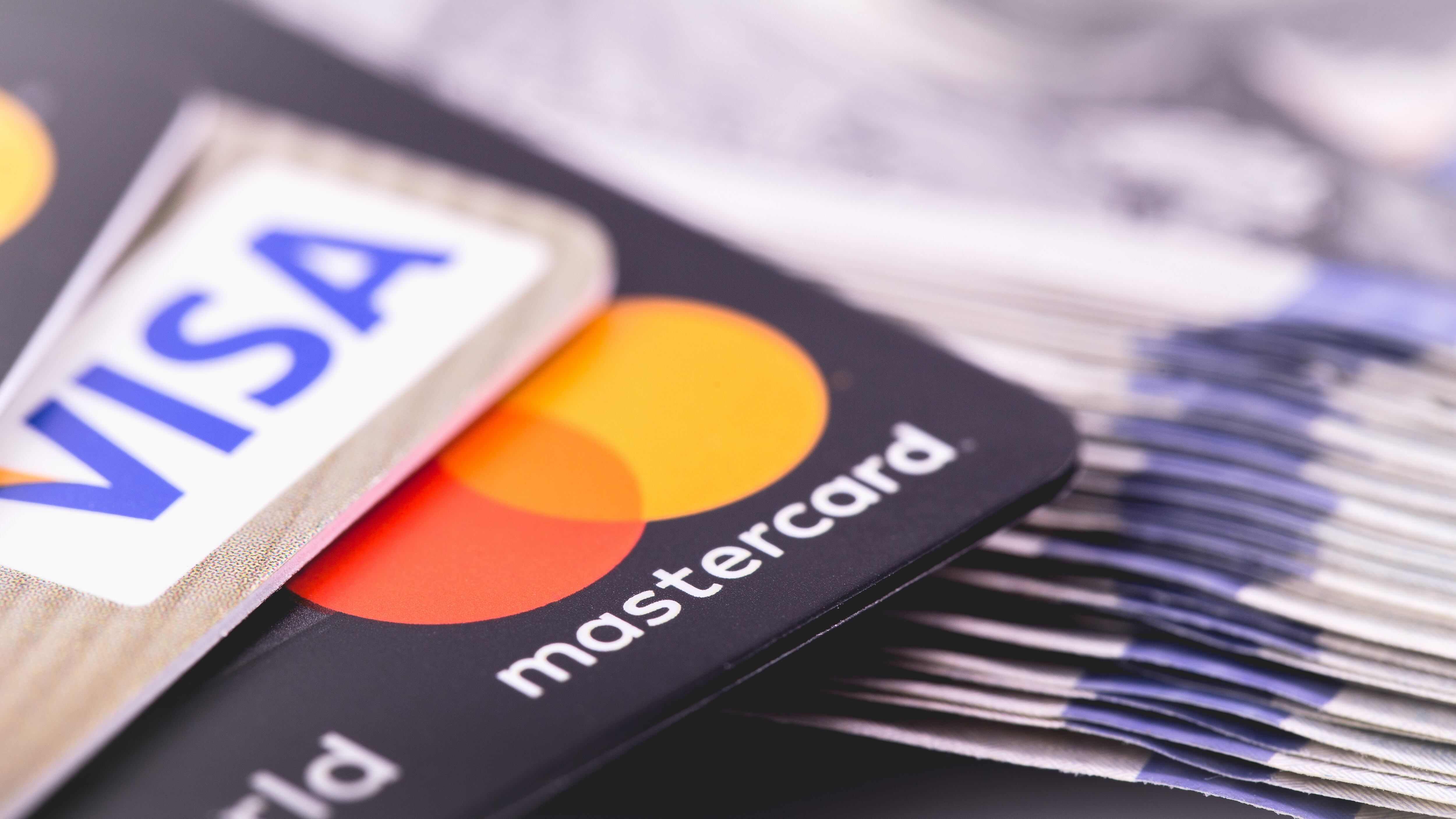 MasterCard and Visa cards