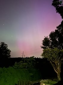 Northern lights appear over north Georgia