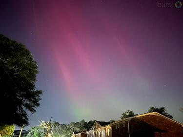 Northern lights appear over north Georgia