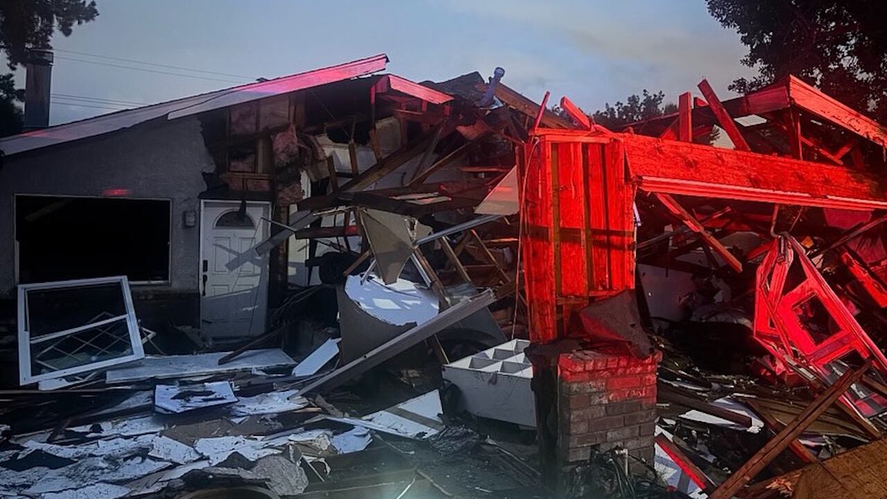 Eight people were injured after a home in Southern California exploded on Sunday.