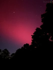 Northern lights appear over north Georgia