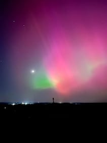 Northern Lights appear in north Georgia