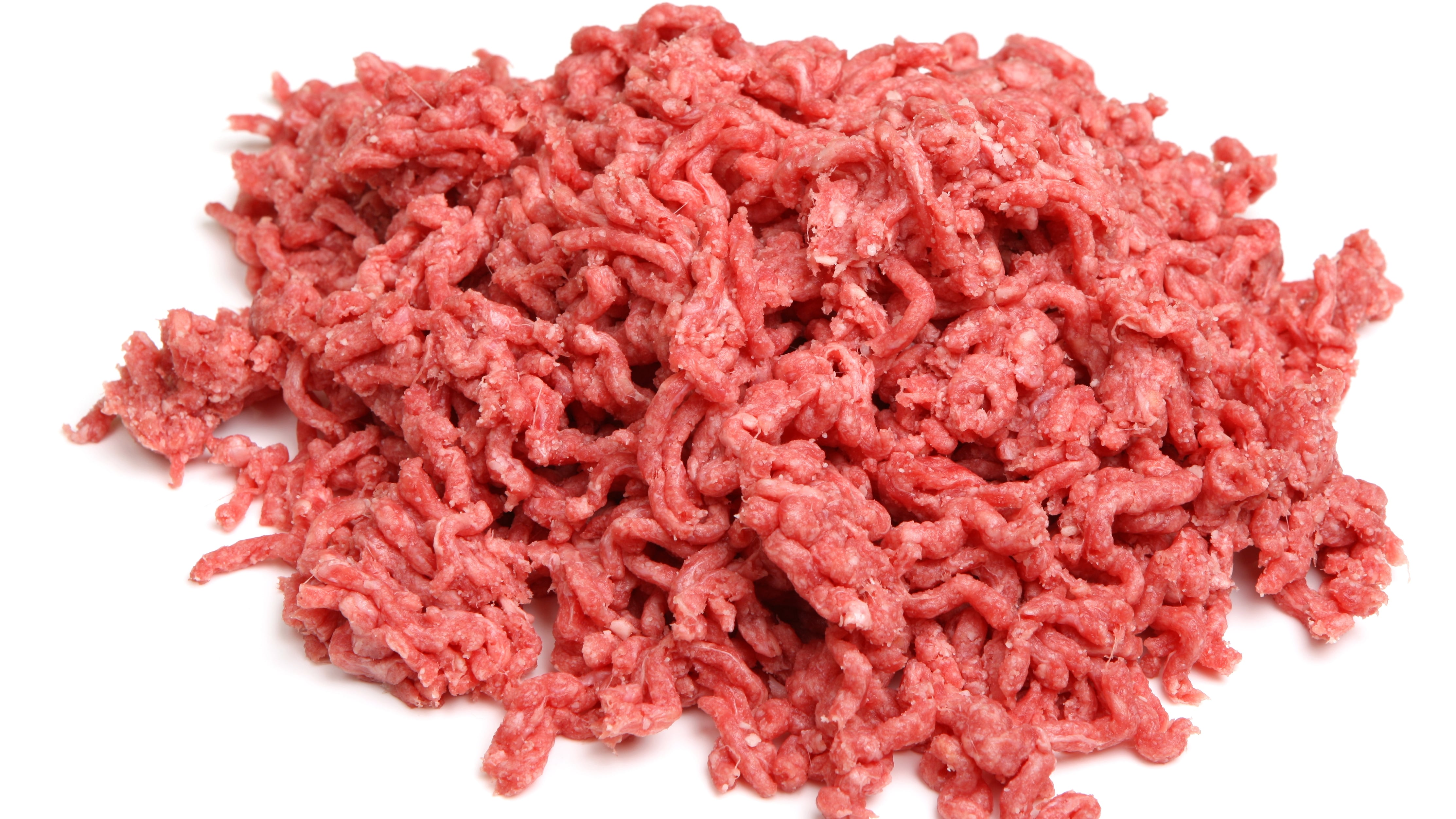Raw ground beef mince.