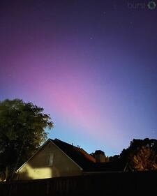 Northern lights appear over north Georgia