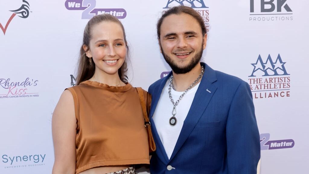 Molly Schirmang (L) and Prince Jackson