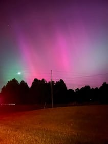 Northern Lights appear in north Georgia