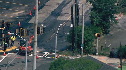 Water main break in northwest Atlanta