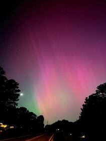 Northern Lights appear in north Georgia