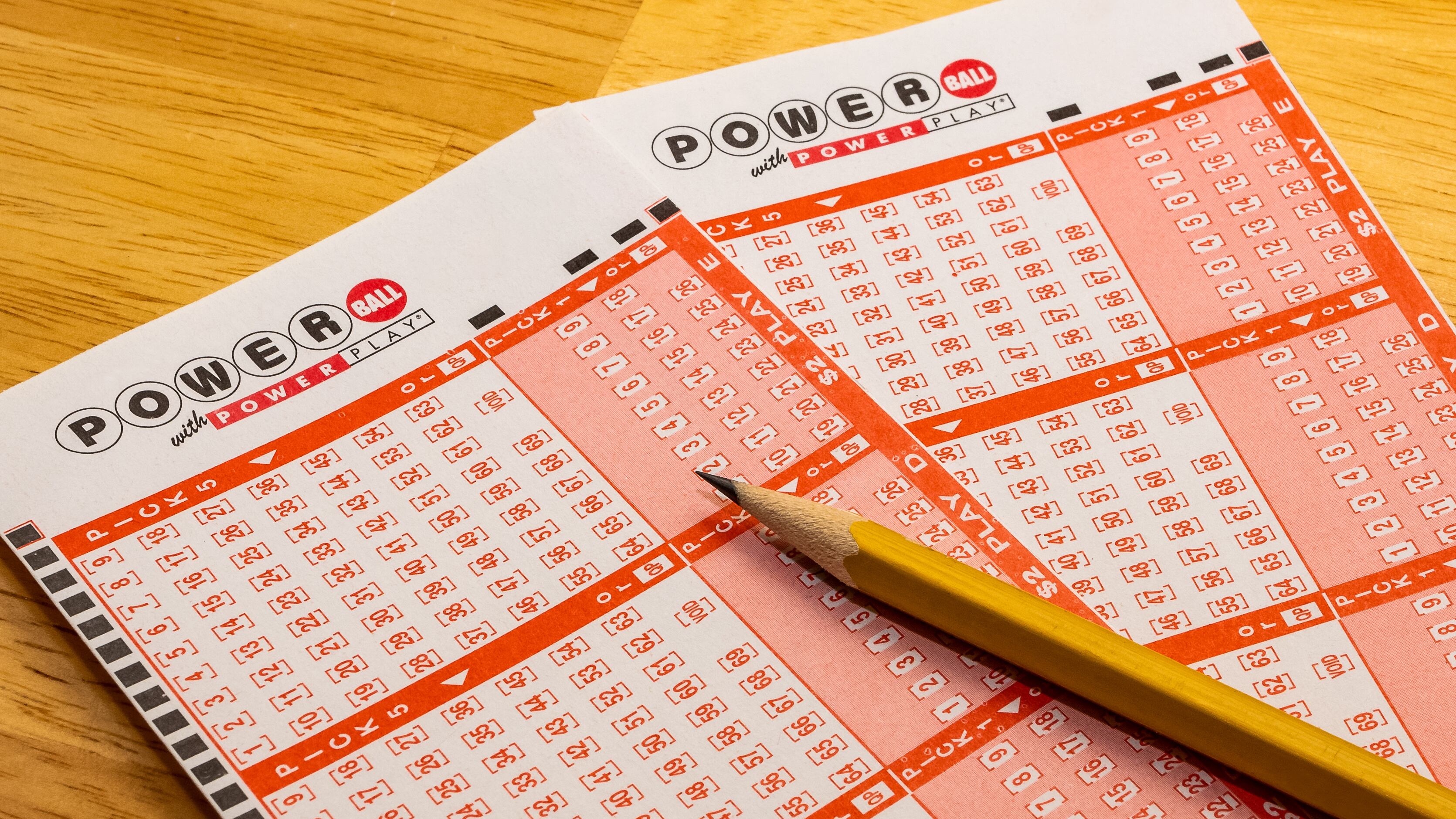Powerball lottery forms