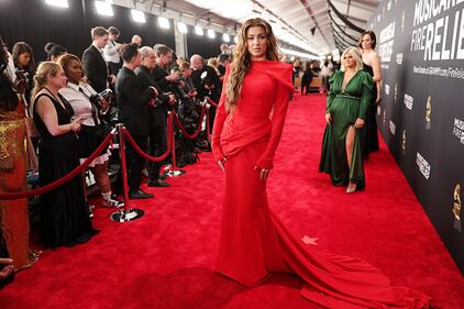 Grammy Awards red carpet