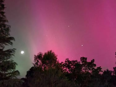 Northern Lights appear in north Georgia