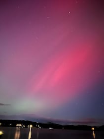 Northern Lights appear in north Georgia