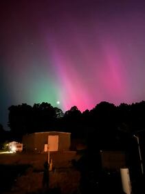 Northern Lights appear in north Georgia