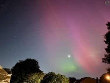 Northern lights appear over north Georgia