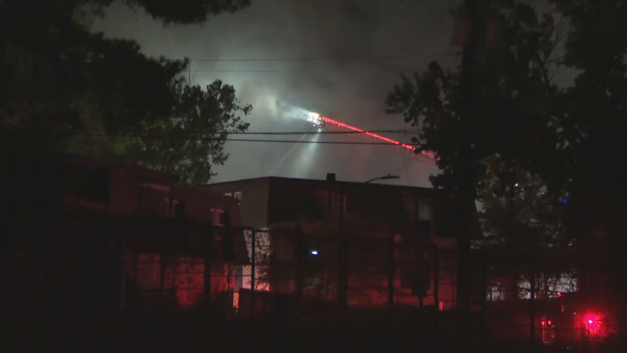 DeKalb County firefighters battle an apartment fire on Glenwood - WSB - TV Channel 2