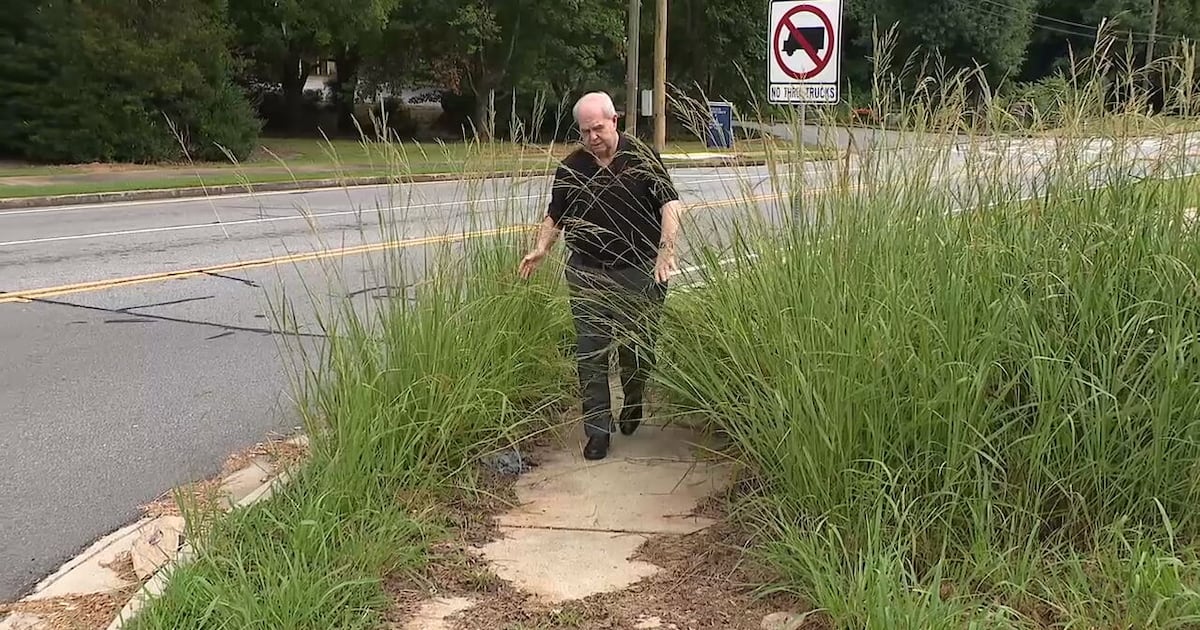 Veterans call weed growth outside of Cobb VA building ‘a disgrace’