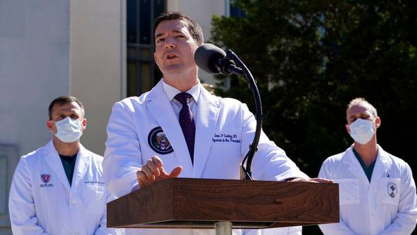 Who is Dr. Sean Conley, the president’s physician?