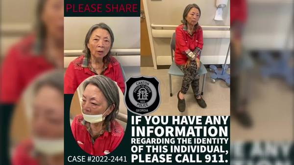 Police working to identify a disoriented elderly woman found near a Waffle House