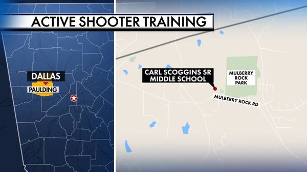 Active shooter training held at Paulding County middle school