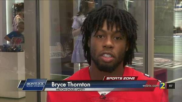 Milton's Bryce Thornton: Montlick Injury Attorneys Athlete of the Week
