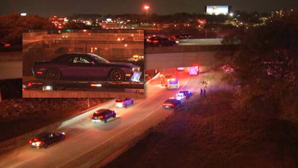 Driver, passenger injured after jumping off I-20 bridge in downtown Atlanta during chase, GSP says 