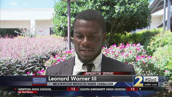 Brookwood's Leonard Warner III: Montlick & Associates Athlete of the Week