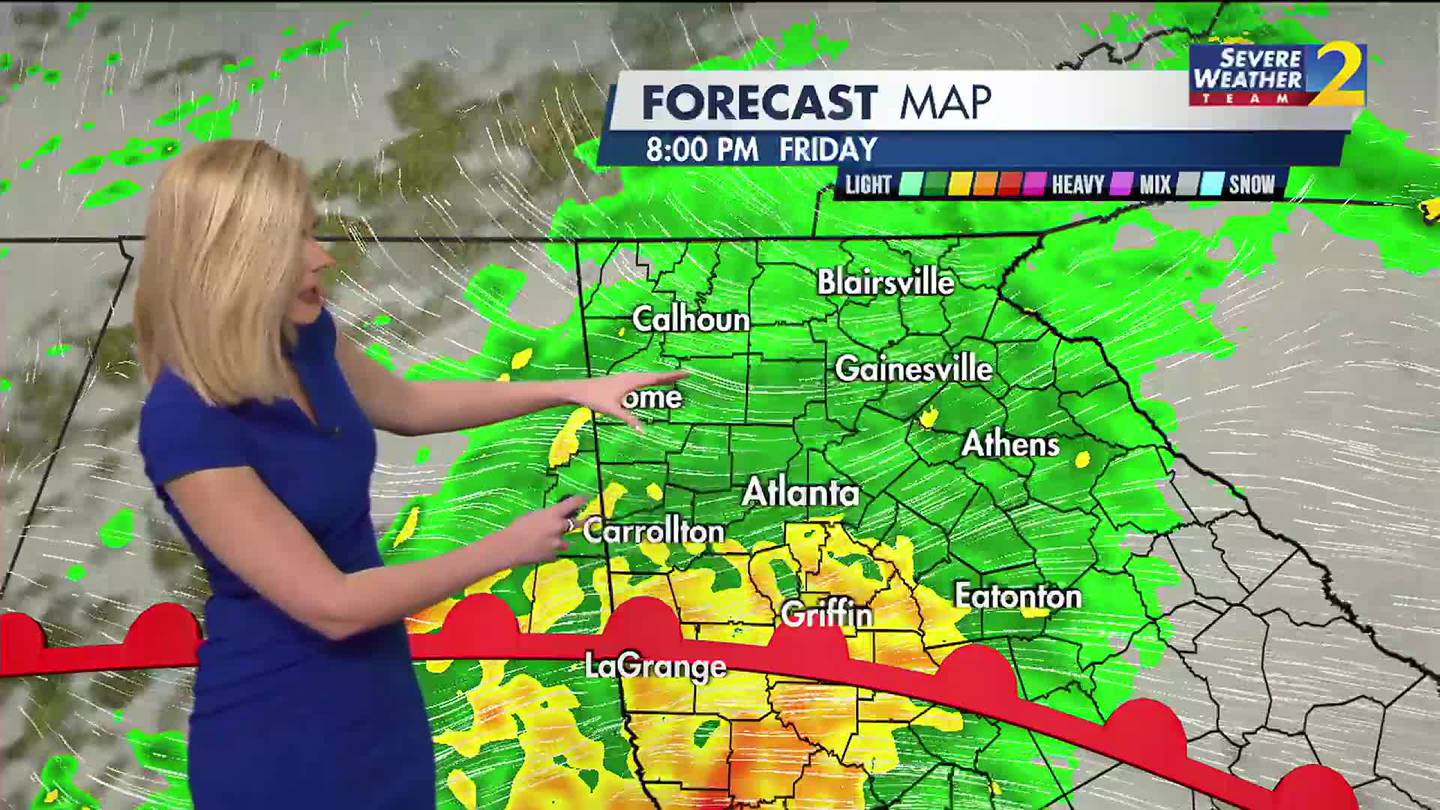 Storms with heavy rain, potential flooding moves through Friday – WSB ...