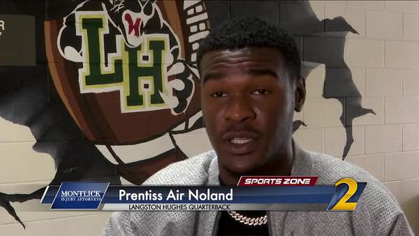 Langston Hughes' Prentiss Air Noland: Montlick Injury Attorneys Athlete of the Week