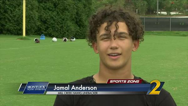 Mill Creek's Jamal Anderson:Montlick Injury Attorneys Athlete of the Week
