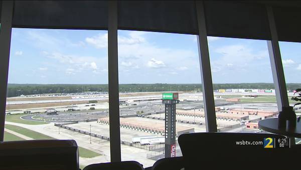 Few fans get to enjoy Atlanta NASCAR race in person - thanks to condos overlooking track