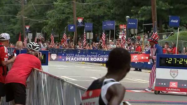 Here are the 2022 winners of the 53rd AJC Peachtree Road Race