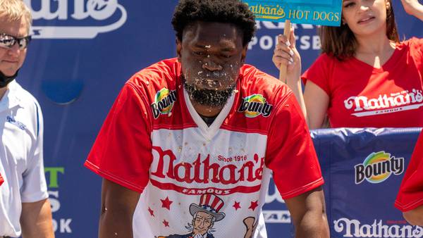 Clayton County native competing in annual Nathan’s Hot Dog Eating Contest