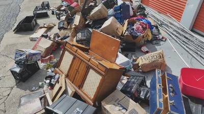 Renters at metro storage facility left confused after finding locks cut off, items tossed into piles