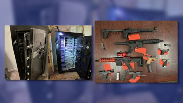 Police recover several weapons, over 80lbs. of drugs in massive drug bust