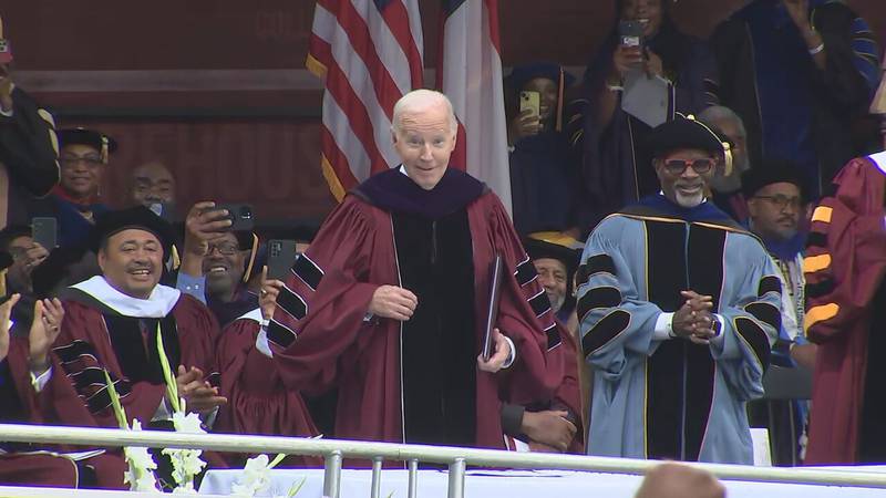 President Biden gives commencement address at Morehouse College