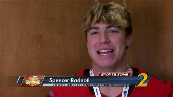 Cherokee's Spencer Radnoti: Georgia Lottery Scholar Athlete