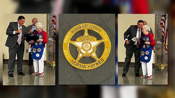 ‘Mother of Public Safety’ named honorary deputy in Coweta County