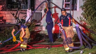 Family of 4 escapes fire that destroys DeKalb home