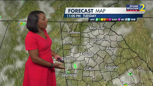 More rain, storms possible Tuesday afternoon
